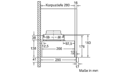 Máy hút mùi âm tủ BOSCH DFL063W50|Serie 2