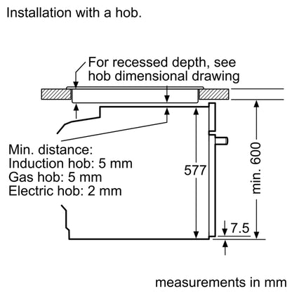 Lò nướng BOSCH HBG634BB1B|Serie 8