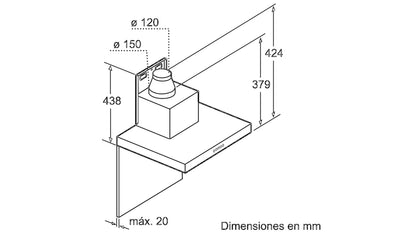 Máy hút mùi treo tường BOSCH DWB097J50|Serie 8