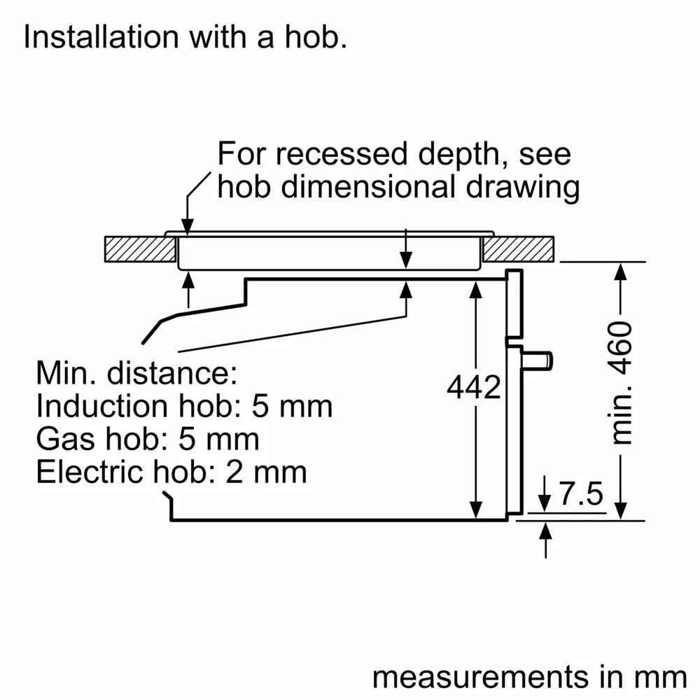 Lò nướng kết hợp hấp Bosch CSG7361B1 Series 8