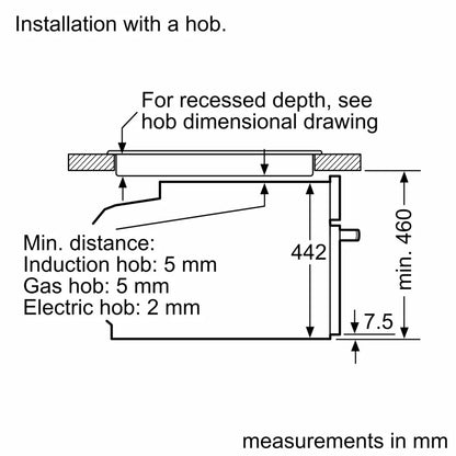 Lò nướng kết hợp hấp Bosch CSG7361B1 Series 8