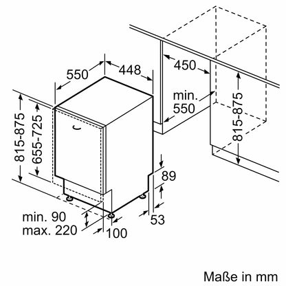 Máy rửa bát âm tủ BOSCH SPV6ZMX23E |Serie 6