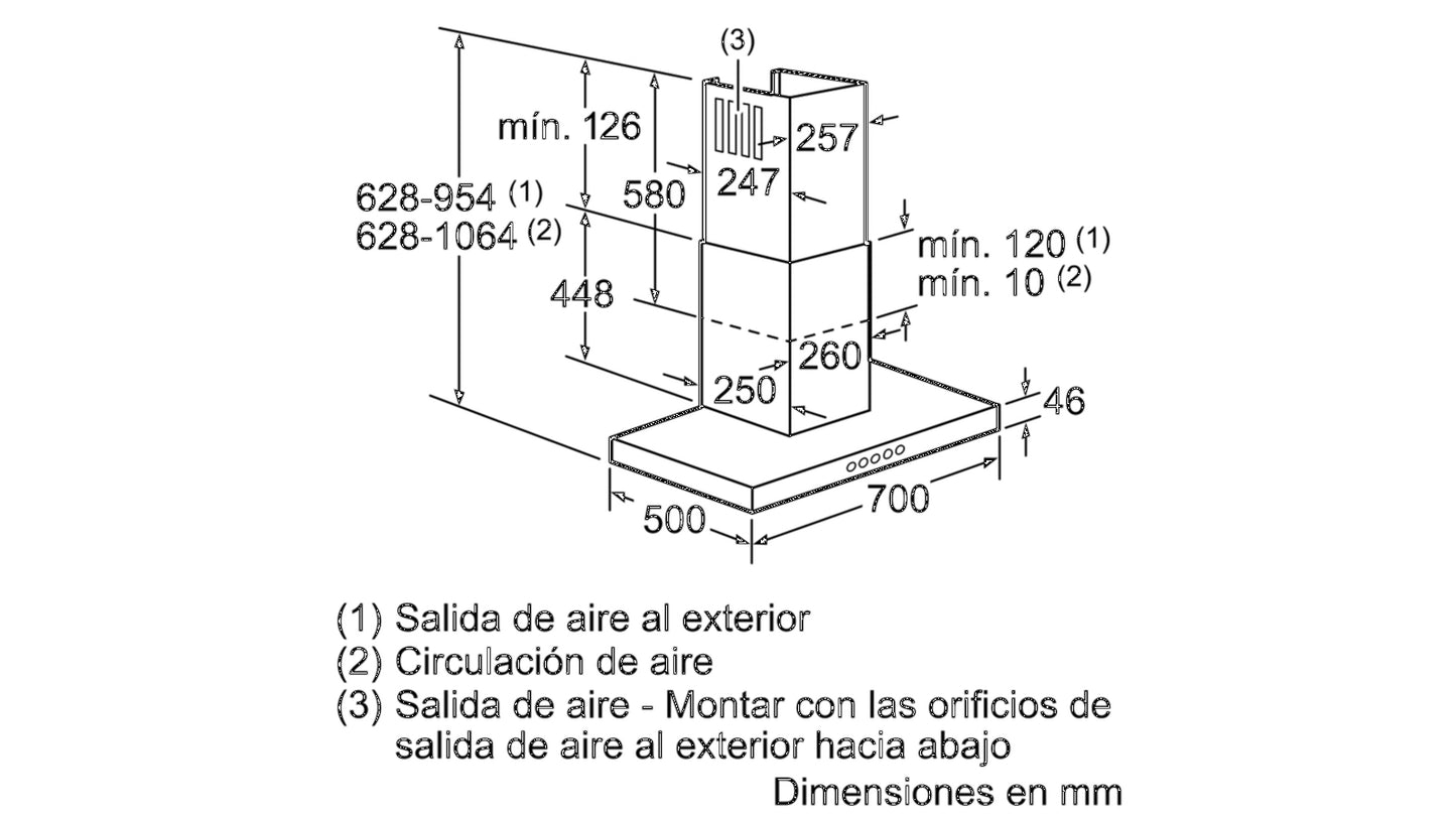 Máy hút mùi treo tường BOSCH DWB077A50|Serie 4