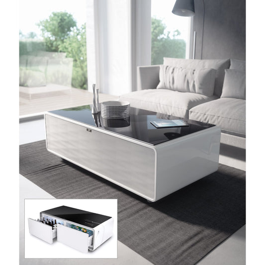 Bàn tích hợp bộ nhạc và tủ lạnh CASO Sound & Cool