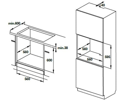 Lò nướng HAFELE HO-K60B 534.05.581