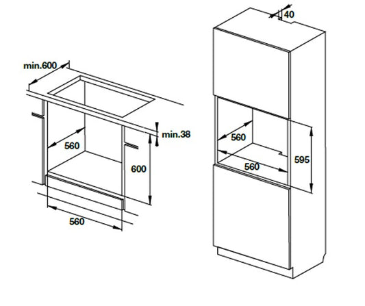 Lò nướng HAFELE HO-K60B 534.05.581