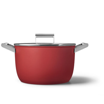 Xoong nồi Smeg CKFC2611RDM màu đỏ 26cm
