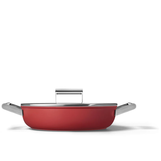 Chảo sâu Smeg CKFD2811RDM màu đỏ 28cm