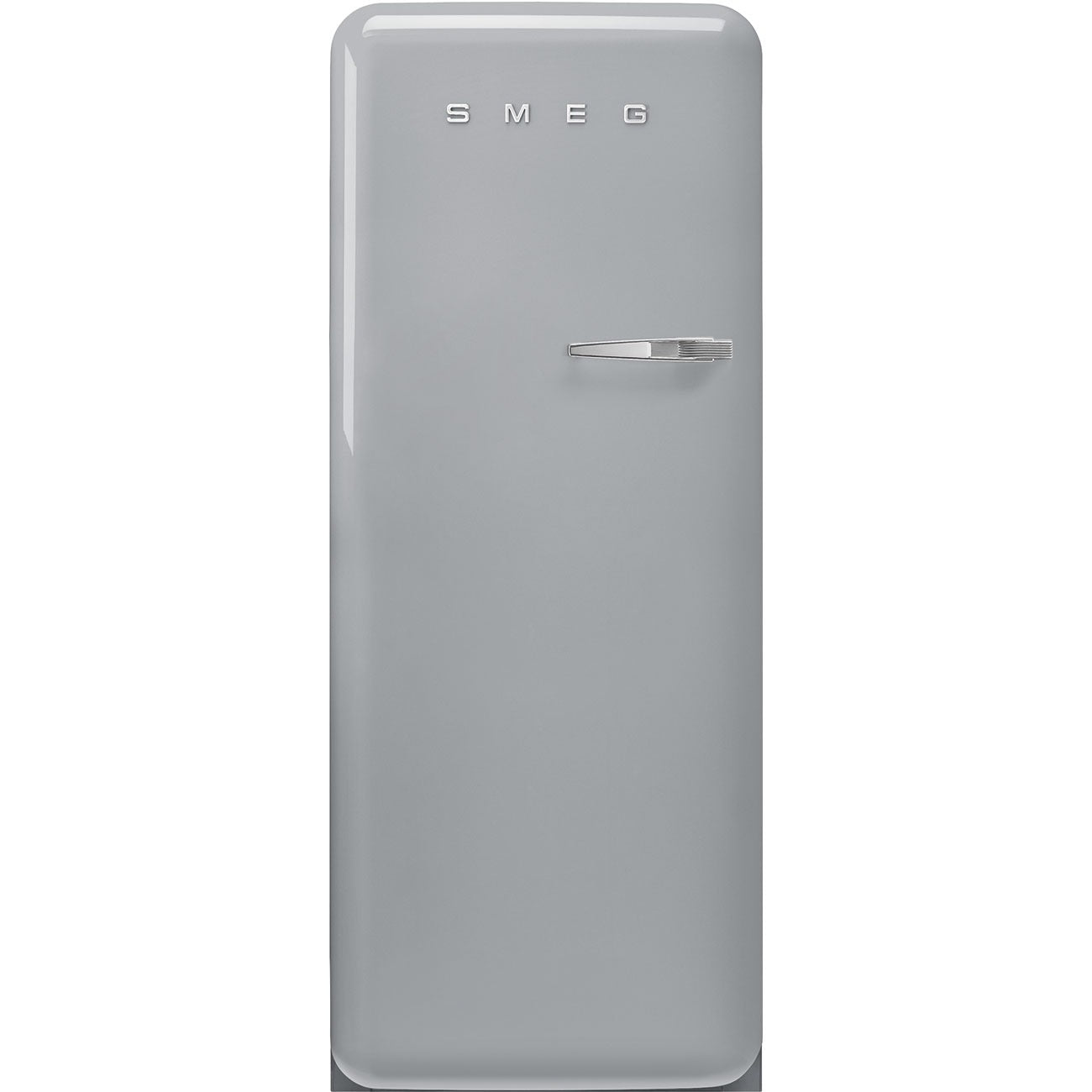 Tủ lạnh một cửa SMEG FAB28LSV5 màu bạc cánh trái