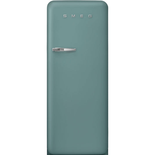 Tủ lạnh một cửa SMEG FAB28RDEG5 màu xanh ngọc lục bảo cánh phải