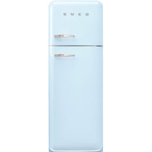 Tủ lạnh cửa đôi SMEG FAB30RPB5 màu xanh dương pastel cánh phải