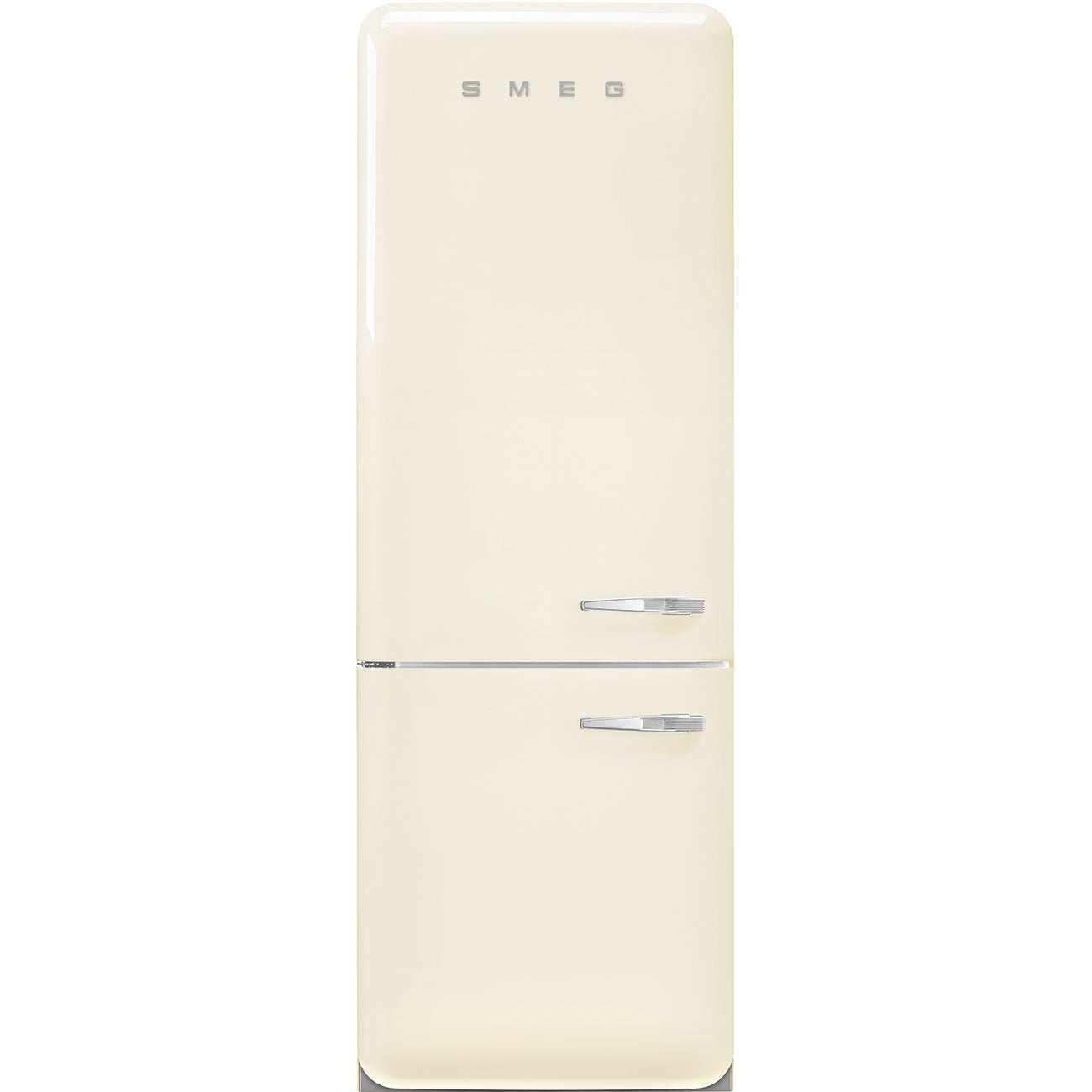 Tủ lạnh 2 ngăn đỉnh dưới SMEG FAB38LCR5 màu kem cánh trái