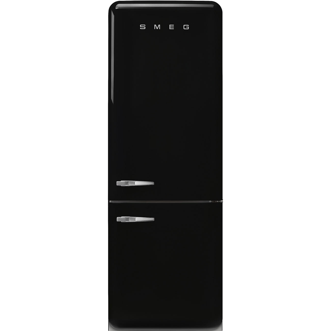 Tủ lạnh 2 ngăn đỉnh dưới SMEG FAB38RBL5 màu đen cánh phải