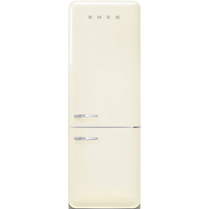 Tủ lạnh 2 ngăn đỉnh dưới SMEG FAB38RCR5 màu kem cánh phải