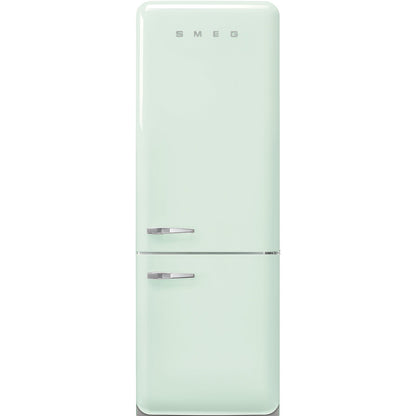 Tủ lạnh 2 ngăn đỉnh dưới SMEG FAB38RPG5 màu xanh pastel cánh phải