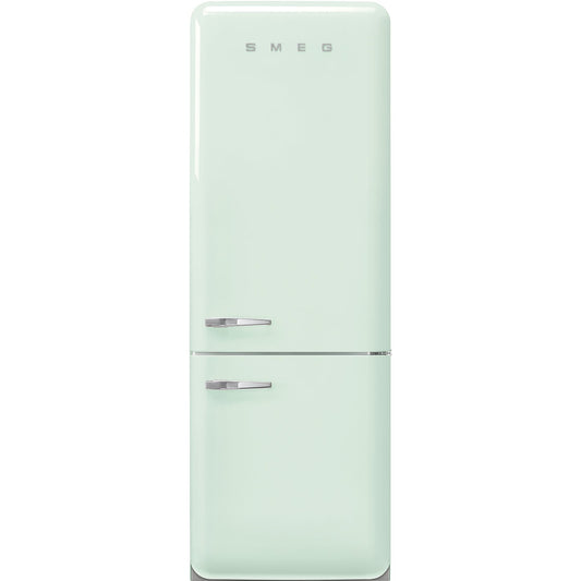 Tủ lạnh 2 ngăn đỉnh dưới SMEG FAB38RPG5 màu xanh pastel cánh phải