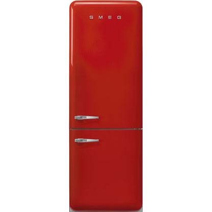Tủ lạnh 2 ngăn đỉnh dưới SMEG FAB38RRD5 màu đỏ cánh phải