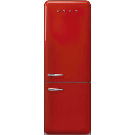 Tủ lạnh 2 ngăn đỉnh dưới SMEG FAB38RRD5 màu đỏ cánh phải