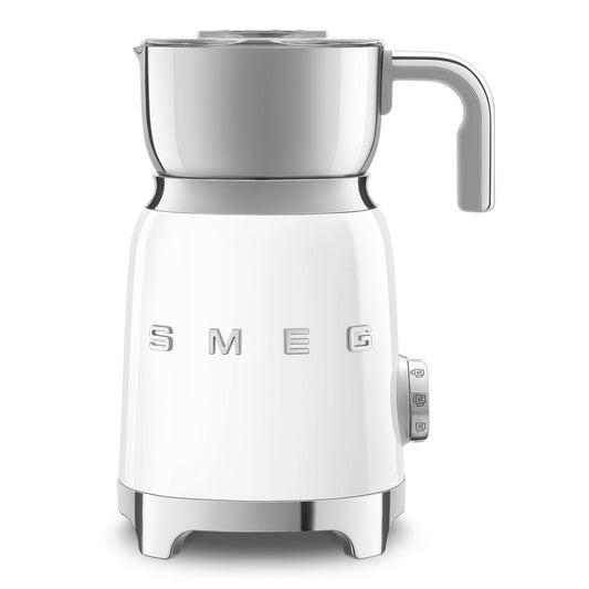 Máy đánh sữa tạo bọt SMEG MFF01WHEU màu trắng