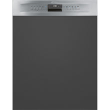 Máy rửa bát bán âm SMEG PL234CXDE màu thép không gỉ