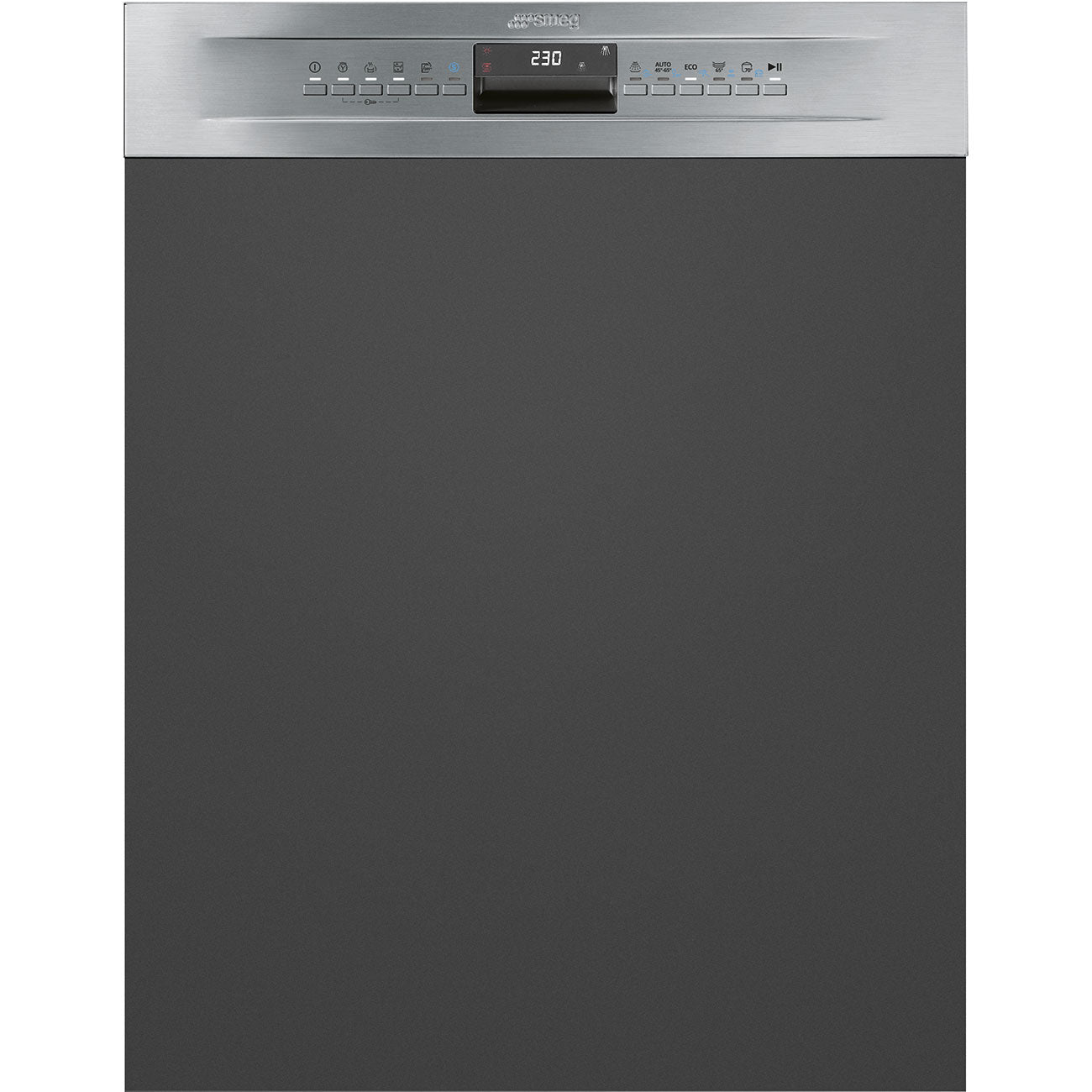 Máy rửa bát bán âm SMEG PL324BQXDE màu thép không gỉ