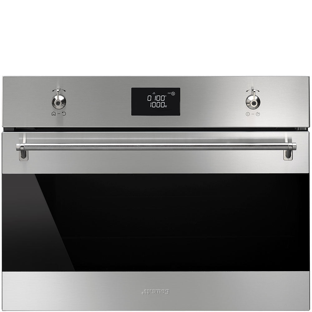 Lò nướng kết hợp vi sóng SMEG SF4390MCX