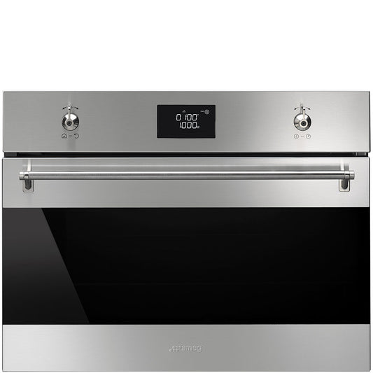 Lò nướng kết hợp vi sóng SMEG SF4390MCX