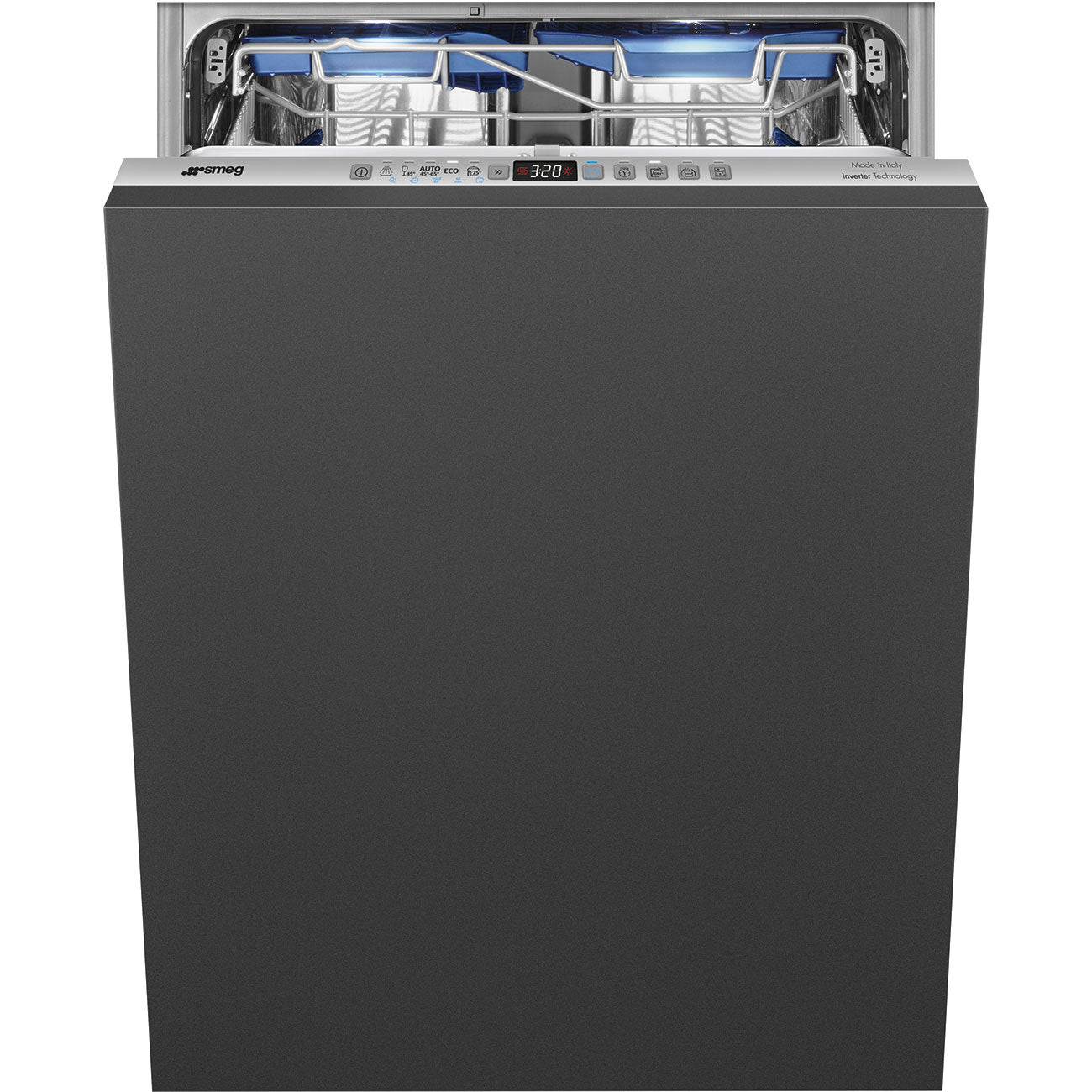 Máy rửa bát âm tủ SMEG ST323PT màu bạc