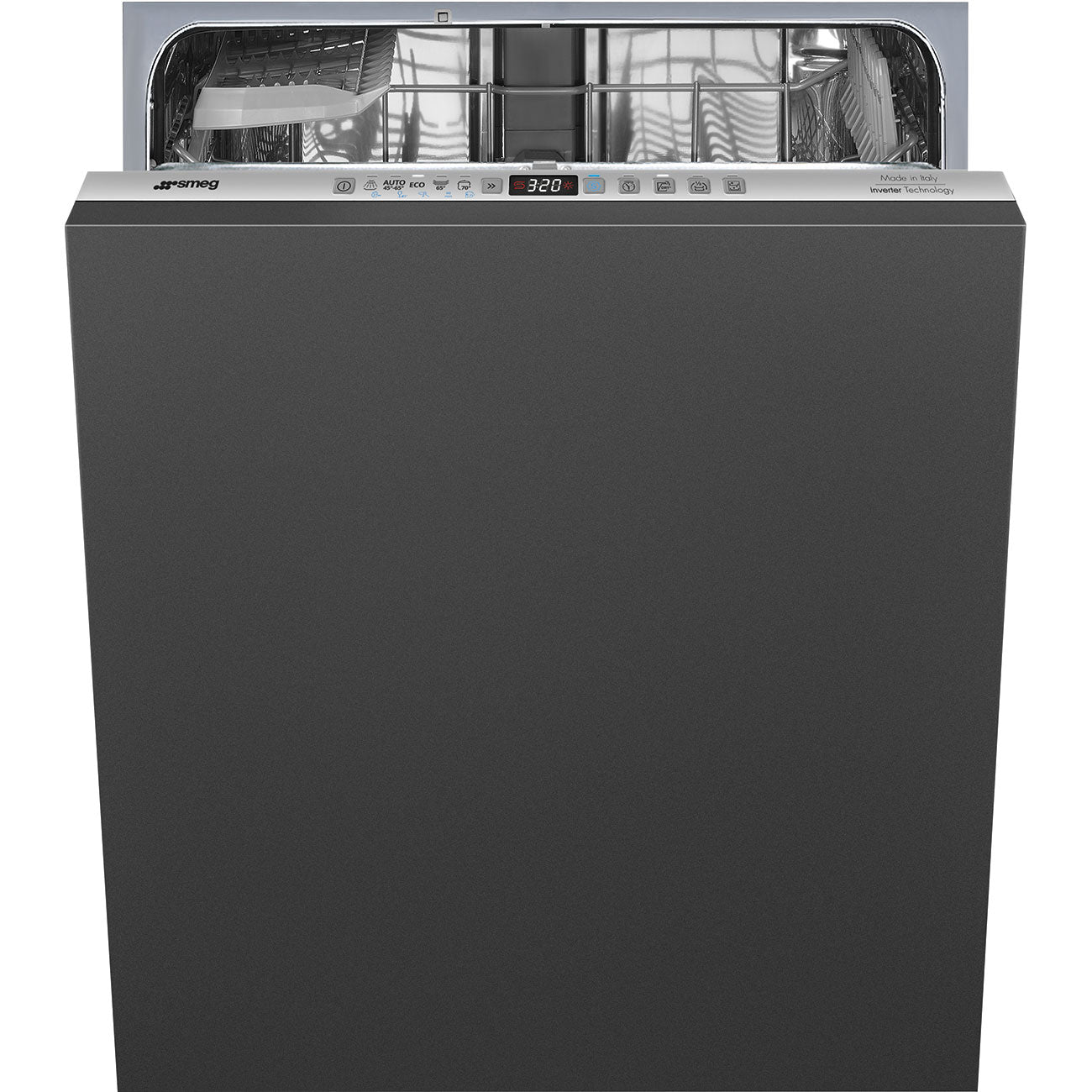 Máy rửa bát âm tủ SMEG STL233CLDE màu bạc