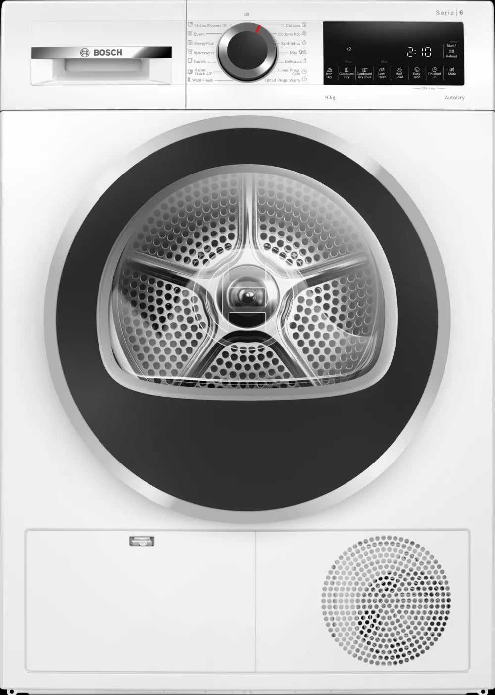 Máy sấy ngưng tụ Bosch WPG24100MY 9kg Series 6