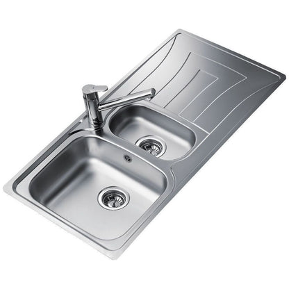 Chậu rửa bát dương bàn bếp TEKA Universo 11/2B 1D