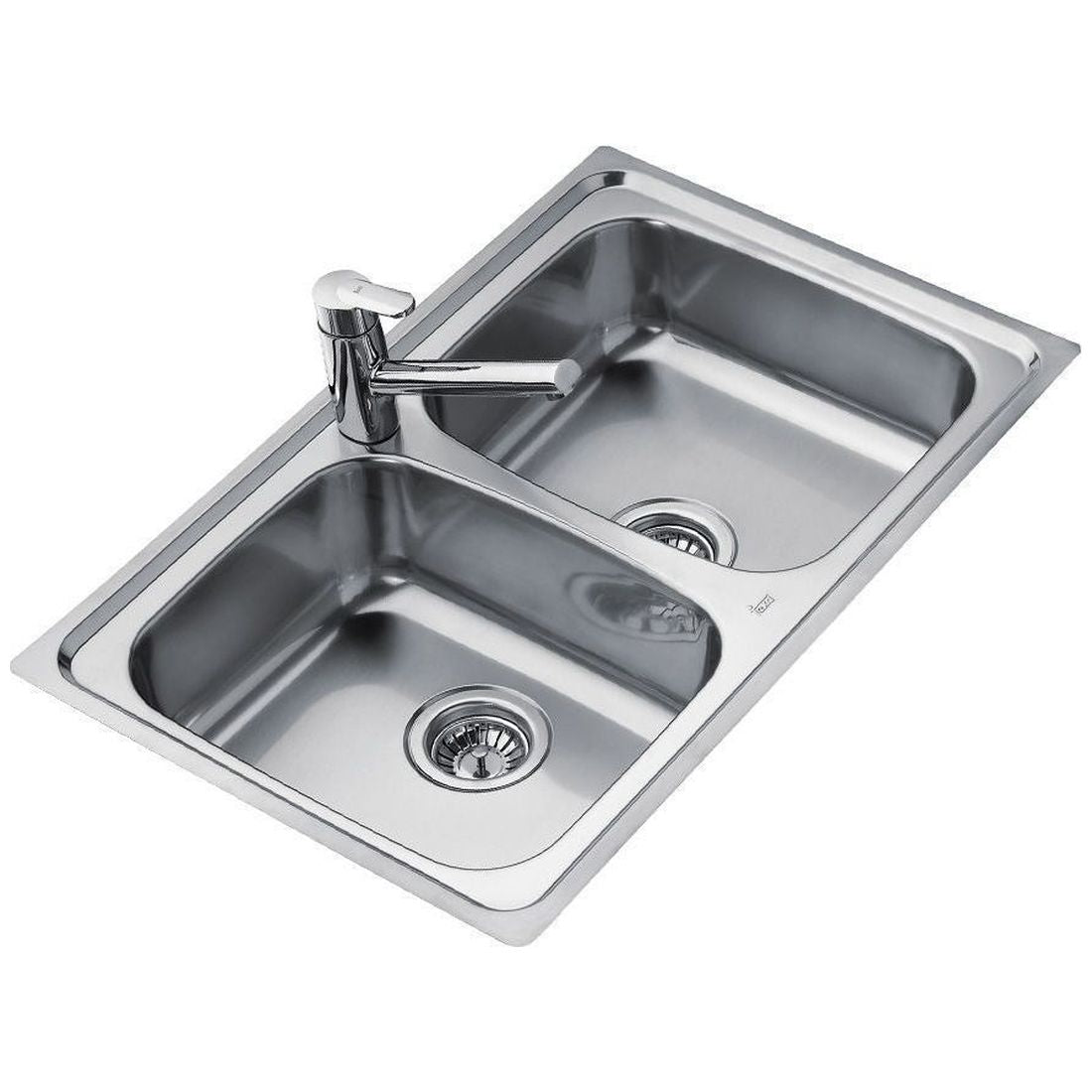 Chậu rửa bát dương bàn bếp TEKA Universo 2B 79