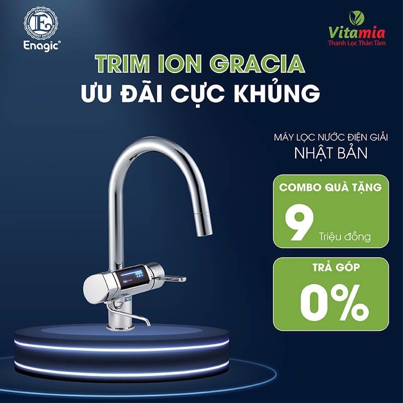 Máy lọc nước điện giải Trim ion Gracia