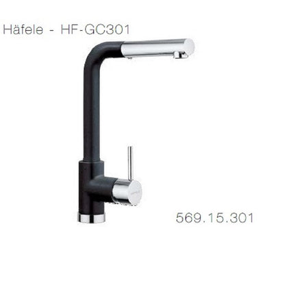 Vòi rửa bát HAFELE HF-GC301 CARBON 569.15.301