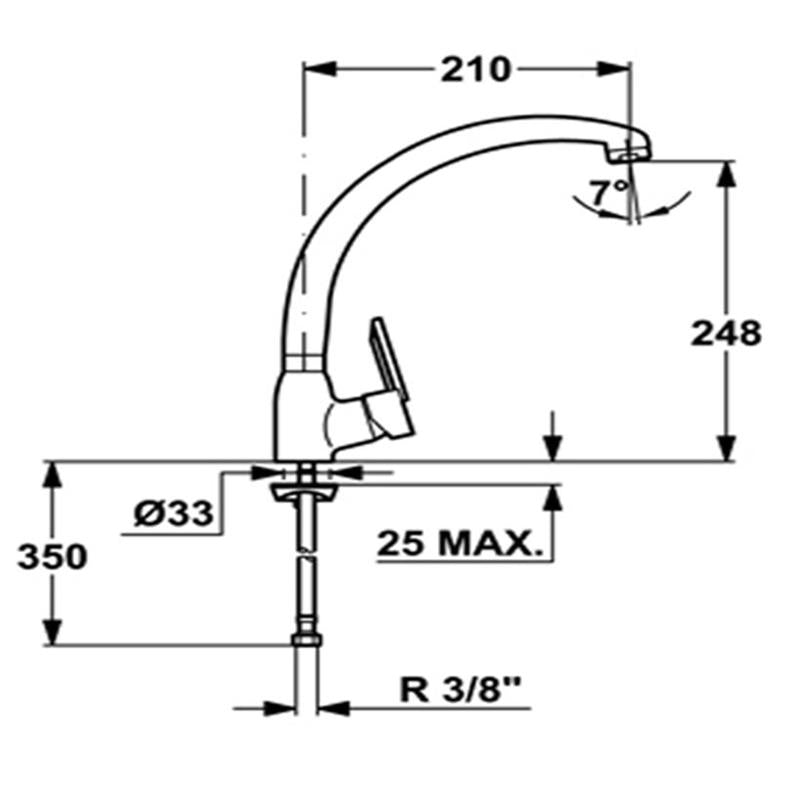 Vòi rửa bát TEKA MF2