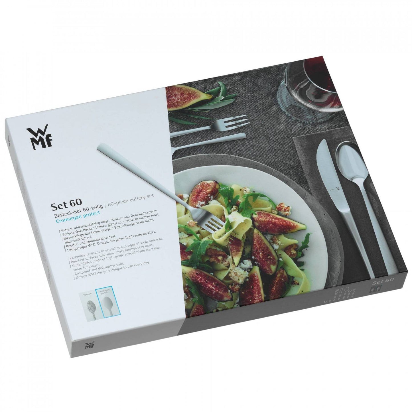 Bộ dao, thìa, dĩa WMF Philadelphia 60 pcs