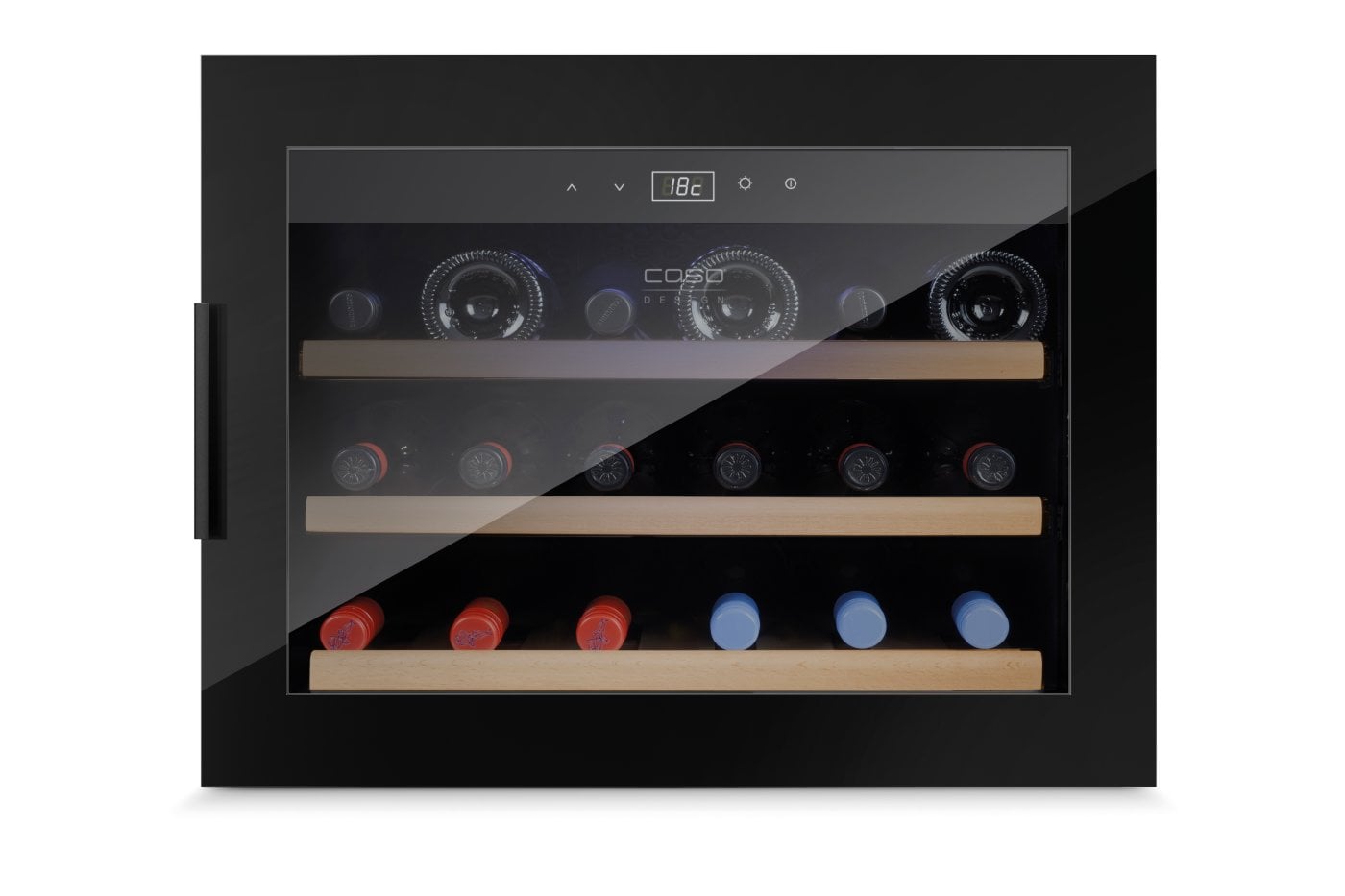 Tủ rượu âm tủ CASO WineSafe 18 EB Black