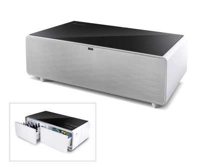 Bàn tích hợp bộ nhạc và tủ lạnh CASO Sound & Cool