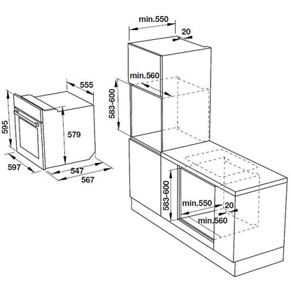 Lò nướng HAFELE HO-K60E 535.00.340