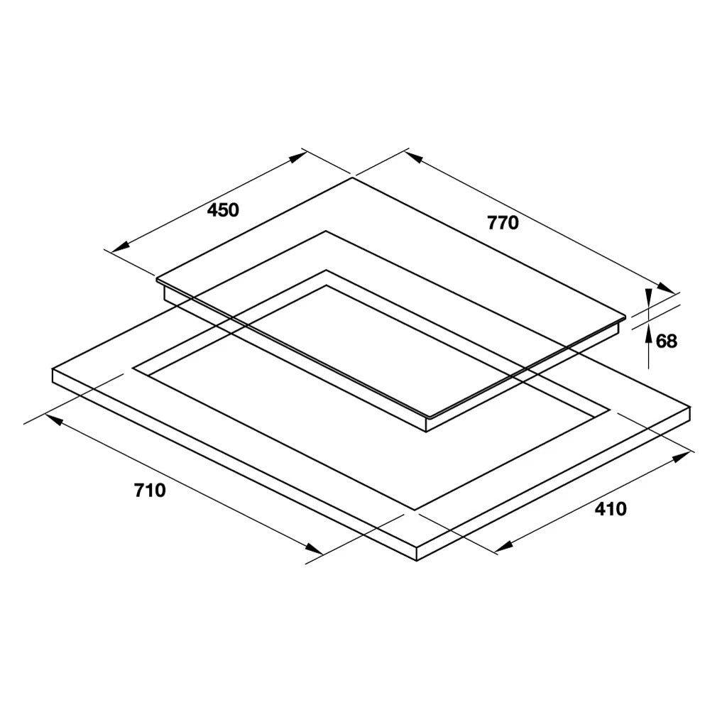 Bếp hỗn hợp điện từ HAFELE HC-M772B 536.01.815