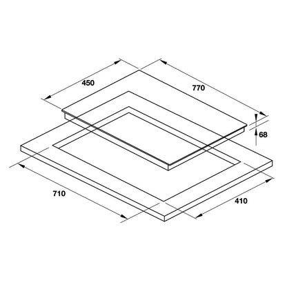 Bếp hỗn hợp điện từ HAFELE HC-M772B 536.01.815