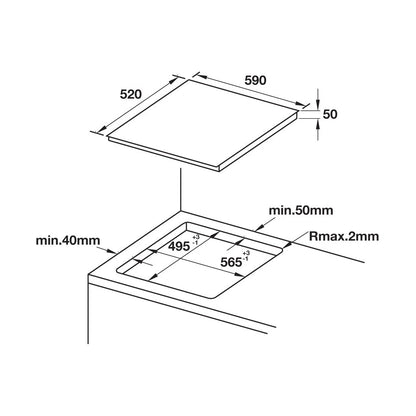 Bếp từ HAFELE HC-IF60A 536.01.871