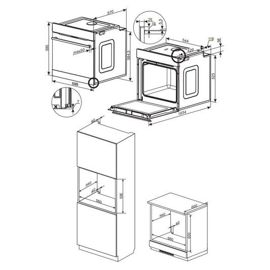 Lò nướng FAGOR 8H-175AXA