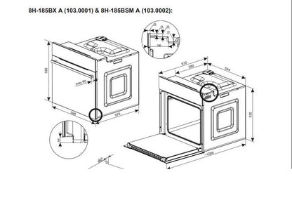 Lò nướng FAGOR 8H-185BSMA