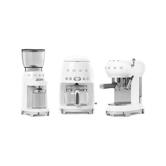 Máy xay cà phê SMEG CGF01WHEU màu trắng