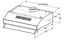 Máy hút mùi âm tủ BOSCH DHU635HB|Serie 2