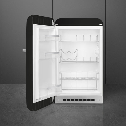 Tủ mát SMEG FAB10HLBL5 màu đen cánh trái