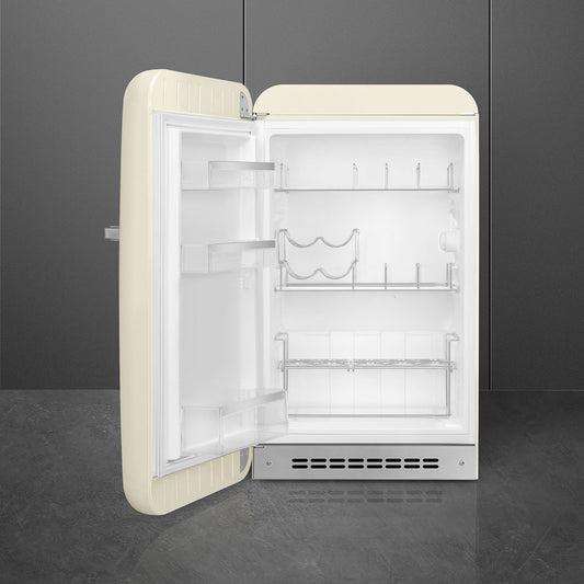 Tủ mát SMEG FAB10HLCR5 màu kem cánh trái