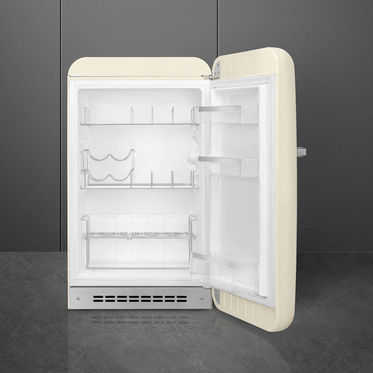 Tủ mát một cửa SMEG FAB10HRCR6 màu kem cánh phải