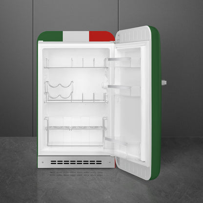Tủ mát SMEG FAB10HRDIT5 màu cờ Italy cánh phải